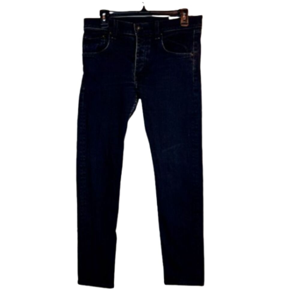 rag & bone Standard Issue Men's Skinny Leg Jeans Black Size 33 Fit 1